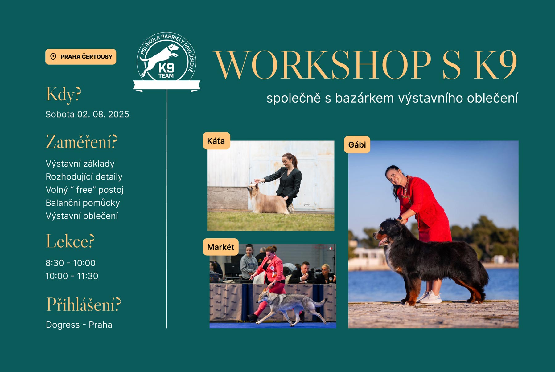 Workshop K9 handling 2. 8. 2025